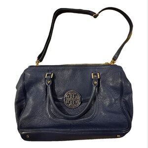 Great condition Tory Burch Satchel - dark blue